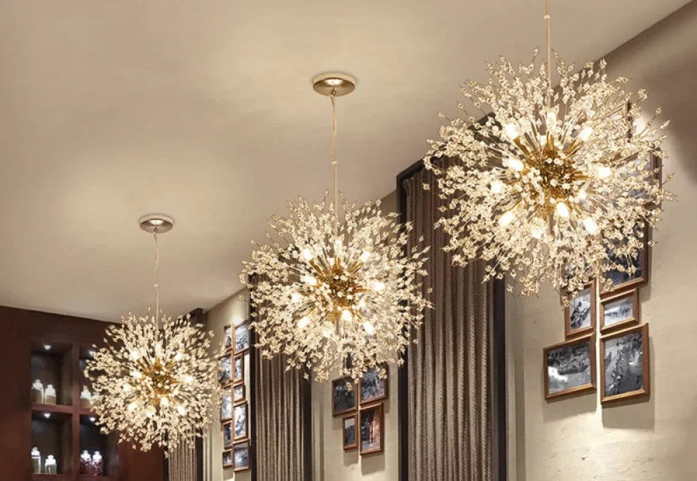 crystal ball chandelier