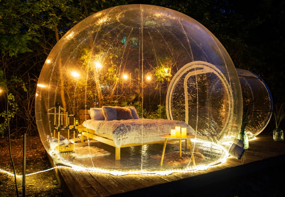 big transparent camping inflatable bubble tent