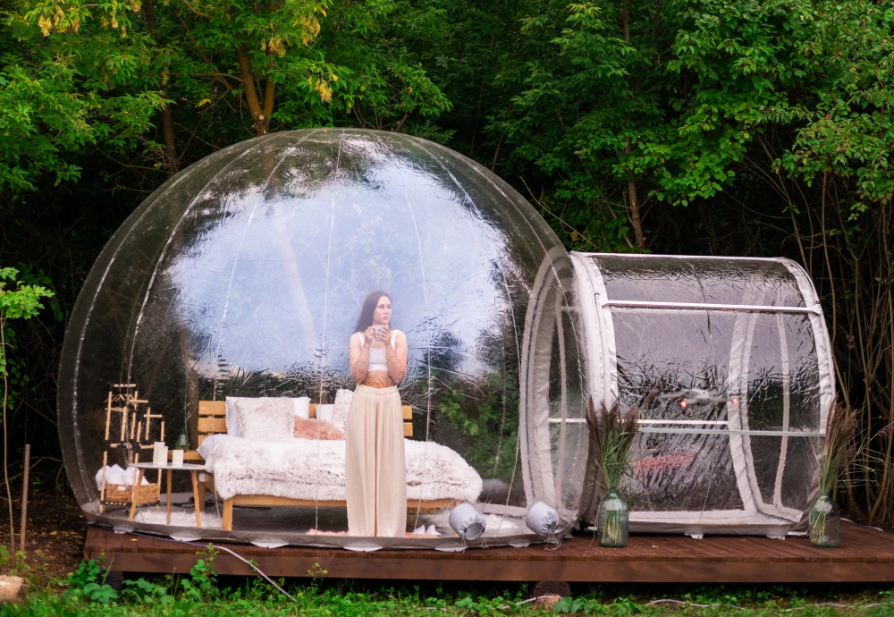 glamping bubble tent near me