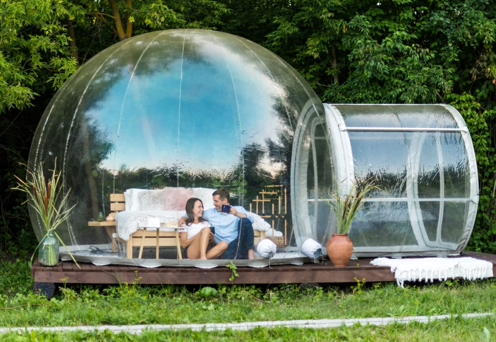 big transparent camping inflatable bubble tent